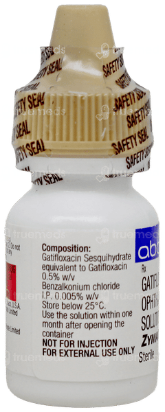 Zymaxid Ophthalmic Solution 2.5Ml Zymaxid Ophthalmic Solution 2.5Ml
